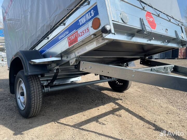 Прицеп легковой, Tavials 2.5 х1,5 с тентом Аэро