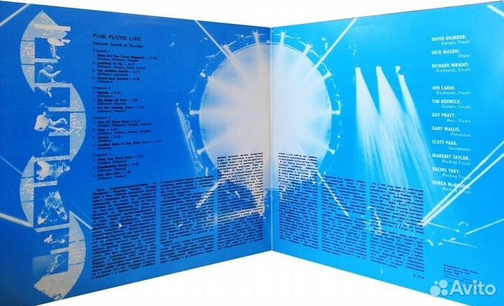 Pink Floyd - Delicate Sound Of Thunder,2LP,Мелодия