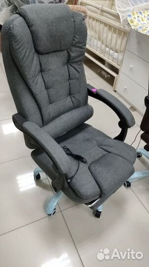 Кресло компьютерное офисное тканьевое руководителя