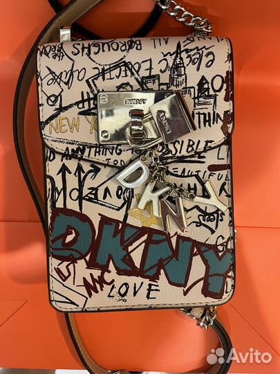 Dkny graffiti crossbody