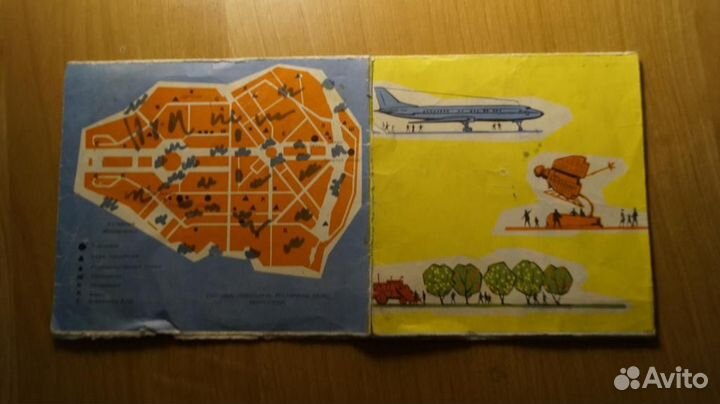 ВДНХ СССР - план-схема, павильоны 11.04.1961 изоги