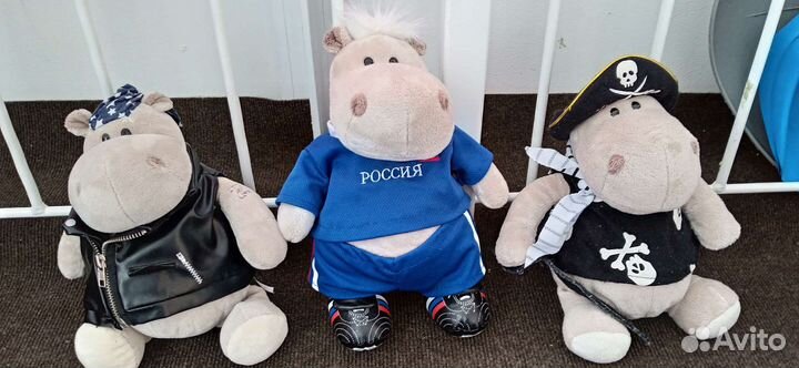 Бегемотики 24 см