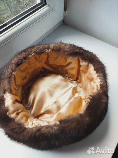 Норковая шапка мужская