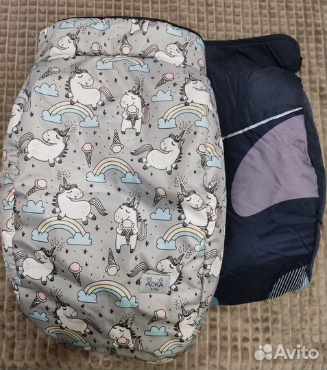 Чехол накидка для ножек на прогулочную коляску