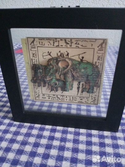 Интерьерная картина сюжет со слониками