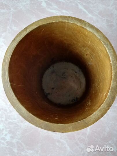 Деревянная ваза СССР 20см