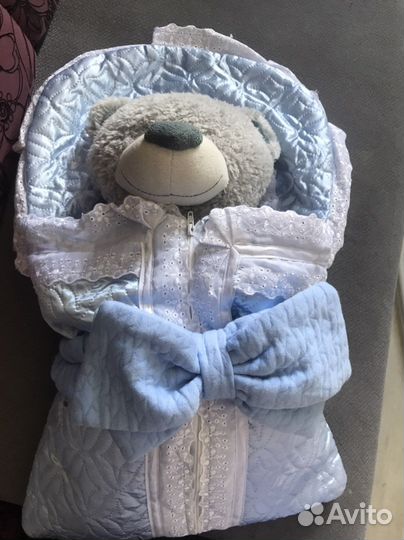 Конверт на выписку для мальчика летний