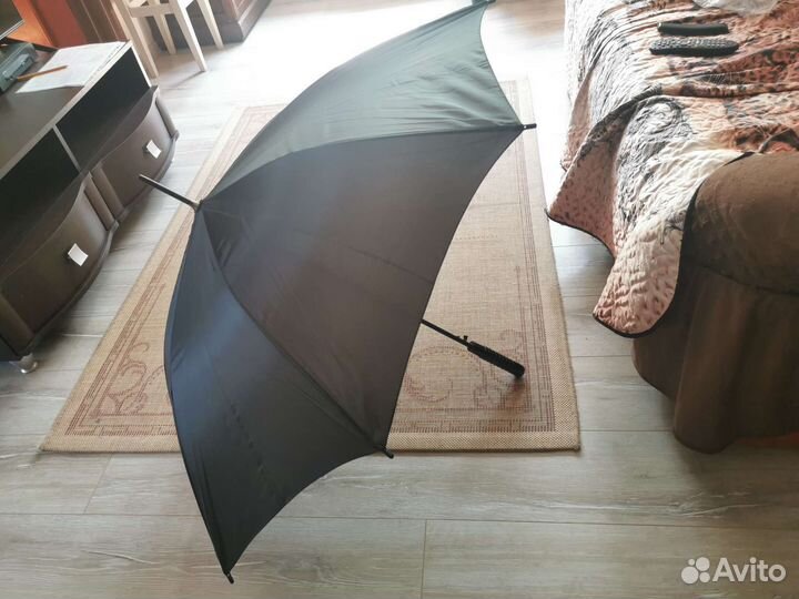 Зонт трость черный