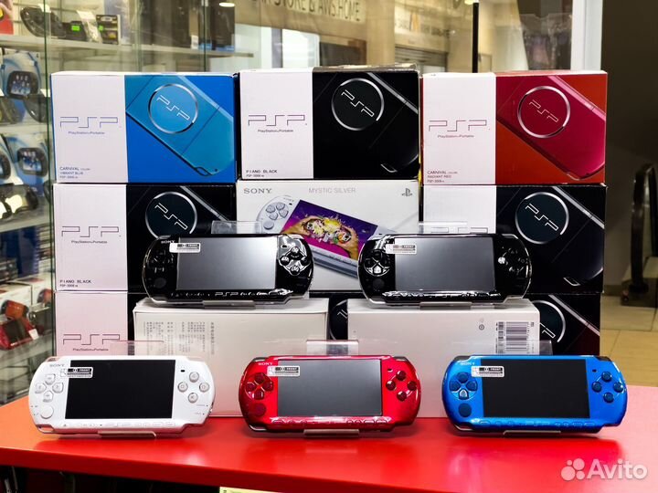 Sony PSP 3008 Новые 32GB(350 игр), Коробка, зу