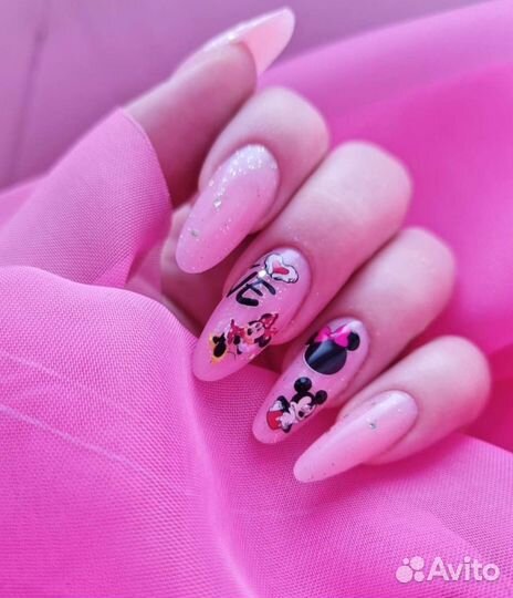 Наращивание ногтей, гель лак