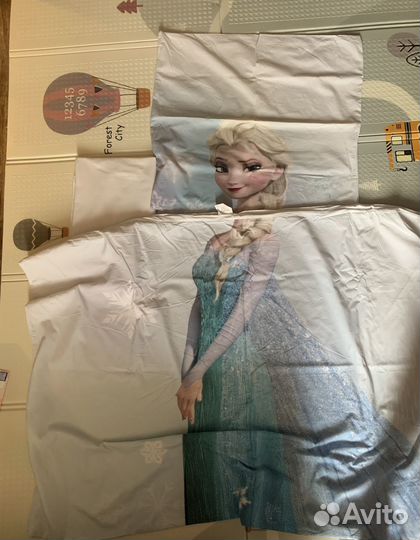 Белье постельное 1,5 спальное Холодное Сердце