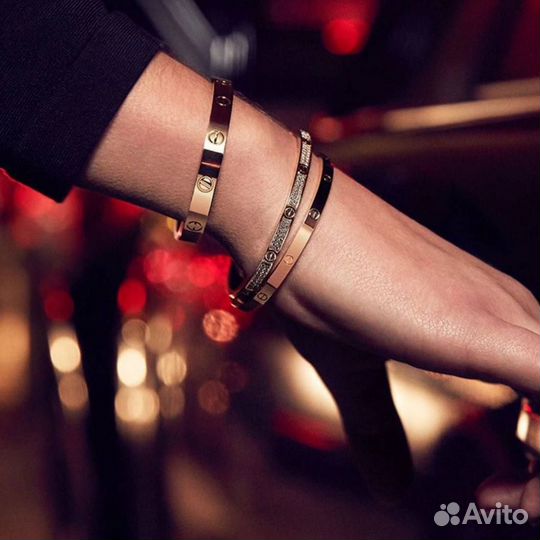 Браслет Cartier Love(розовое золото)