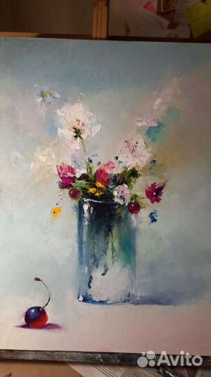 Картина маслом на холсте натюрморт