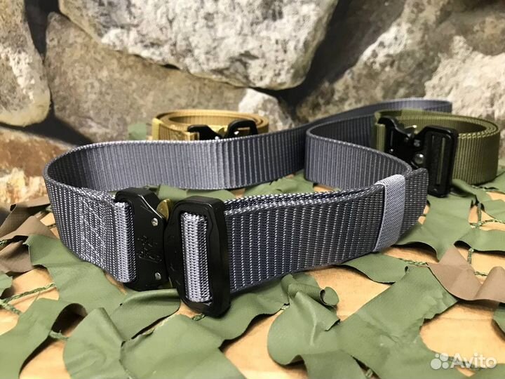 Ремень текстильный стропа пряжка кобра