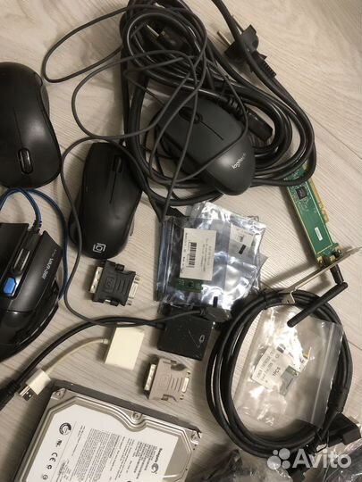 Жесткий диски, программатор,кабели и тд