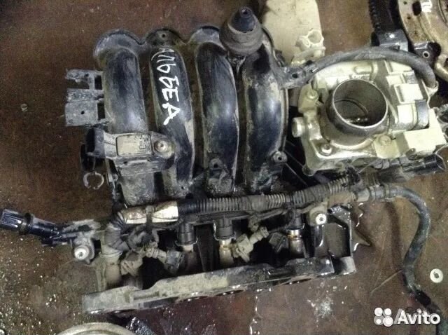 Впускной коллектор дроссель Фиат Альбеа Fiat Albea