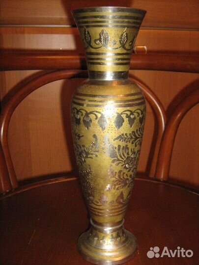 Ваза латунь Индия