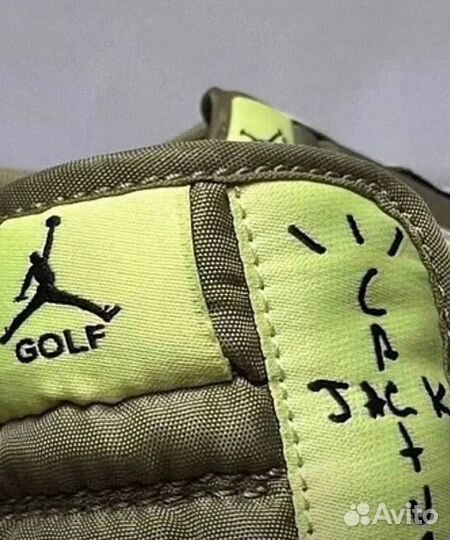 Кроссовки Nike air jordan 1 low x travis scott gol