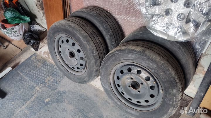 4 штампованных колёса r15 Kia, Hyundai