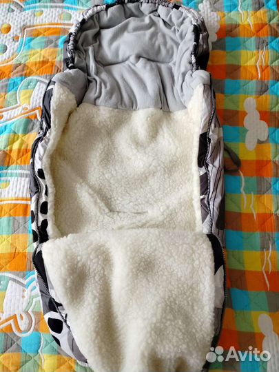 Зимний конверт в коляску