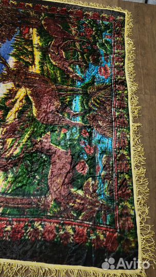 Плюшевая скатерть СССР