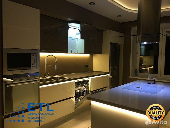 Умная система подсветки кухни и дома собственное п