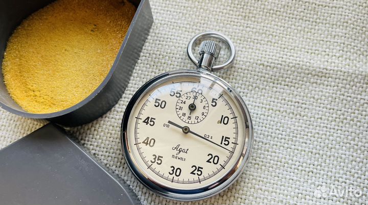 Новый секундомер Агат в коробочке в ремонт