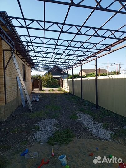 Сварочные работы, навесы заборы