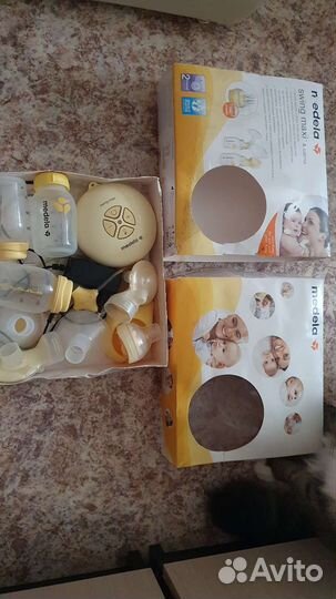 Молокоотсос medela swing maxi