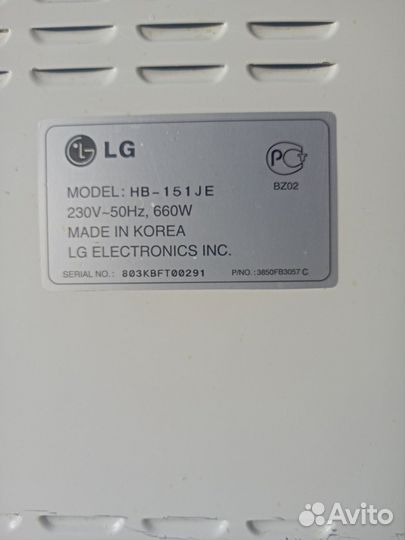 Хлебопечка lg