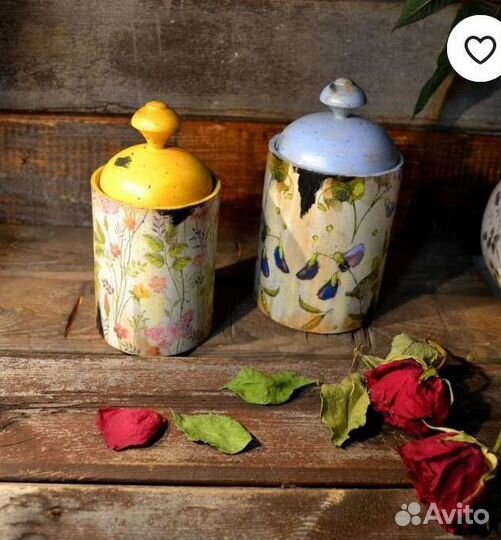 Банки для кухни шебби шик