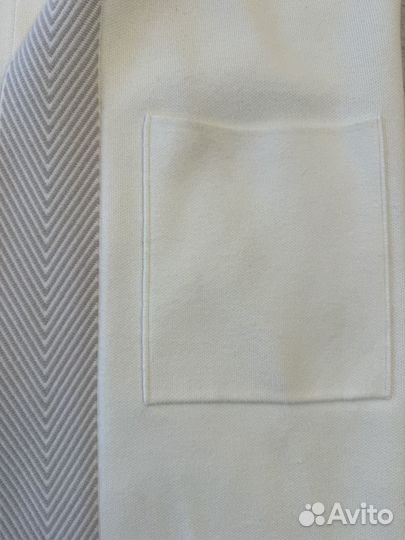 Marchelas кардиган белый плотный трикотаж