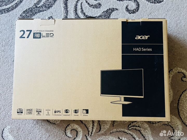 Монитор Acer 27 ips (новый)