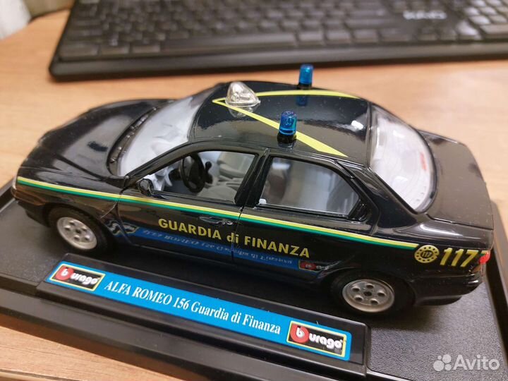 Коллекционная модель Alfa Romeo 156 G.Finanza 1:24