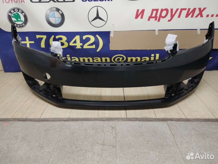 Бампер новый не краш перед skoda rapid 12-20+ дост