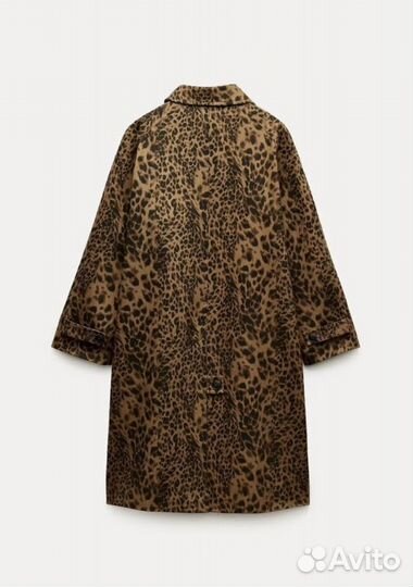 Леопардовый тренч Zara
