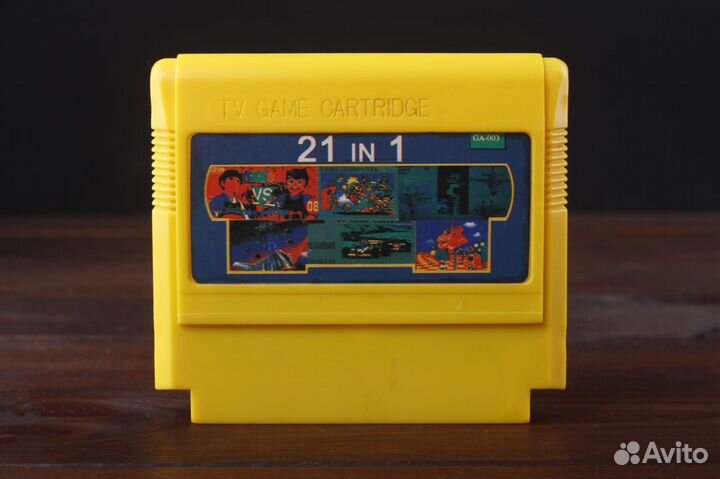 Картридж Сборник 21в1 Dendy NES 1990е Проверен