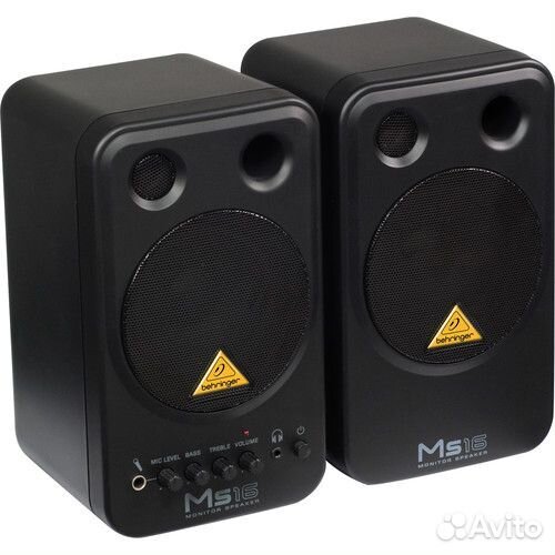 Студийный монитор Behringer MS16 (пара)