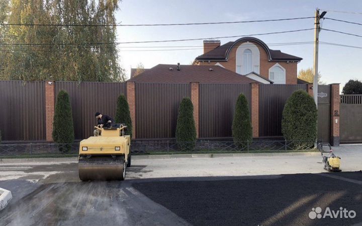 Асфальтирование, благоустройство, укладка плитки