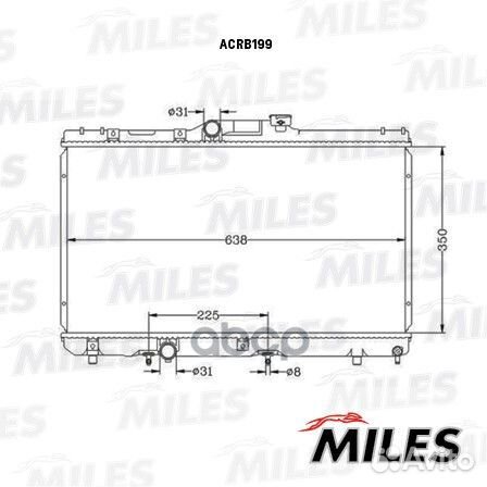 Радиатор (паяный) toyota corolla 1.3-1.8 93-02