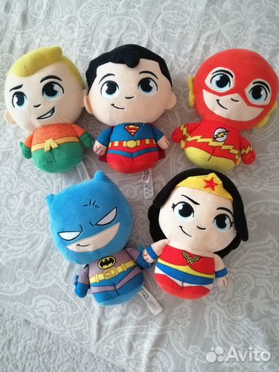 Коллекция игрушек мягких Супер герои