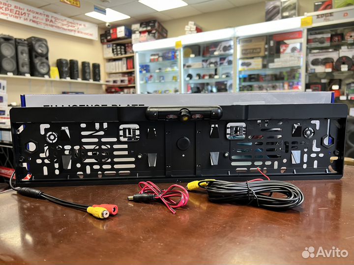 Номерная рамка камера заднего вида HD