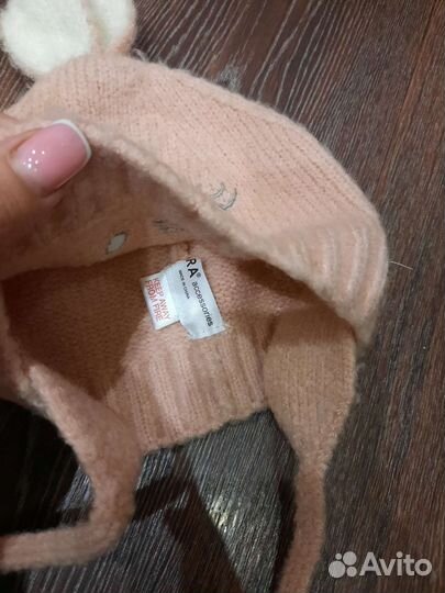 Комплект шапка и шарф для девочки