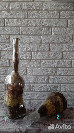 Бутылка стеклянная