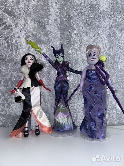 Куклы принцессы и злодеи дисней