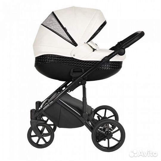 Коляска 2 в 1 Tutis Mimi Style Galaxy, Black White