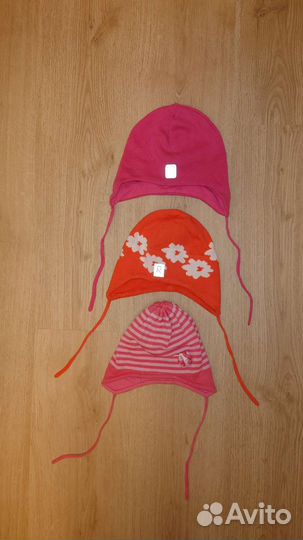 Шапка хлопковая для девочки 50