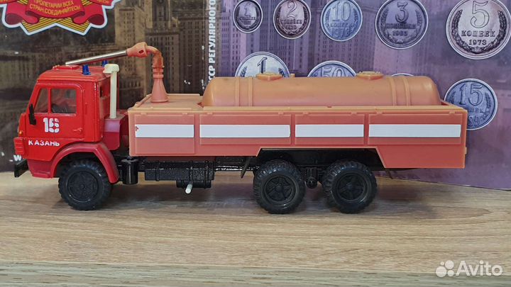 Модель СССР 1 43 Камаз 53213. Казань Пожарная. N2
