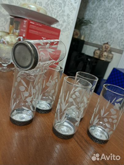 Хрустальные рюмки СССР 30 шт