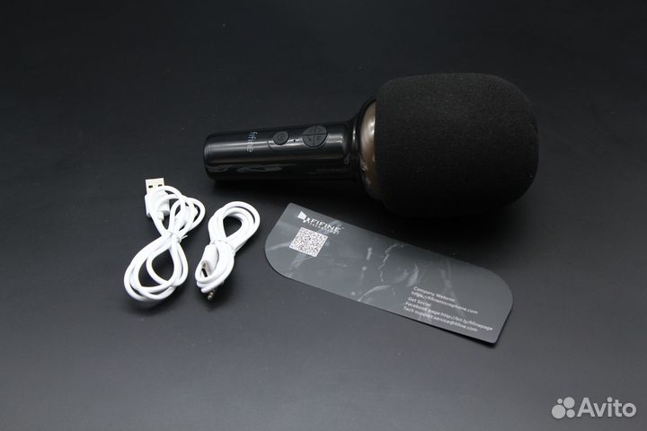 Караоке микрофон с bluetooth колонкой Fifine E2